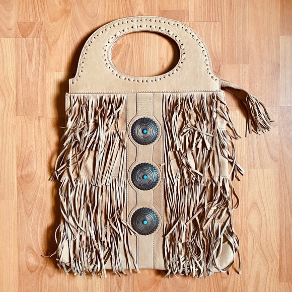 ESTEL SMALL PEARL FRINGE BAG main image 1